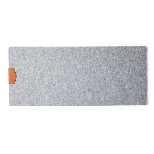 TIERNO Mouse pad and Desk pad - Natural Felt Mouse Pad - Keyboard Pad - Non Slip Desk Mat for Computer, Laptops and Gaming Console