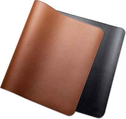 TIERNO Leather Desk Mat, Mouse Pad Large, Computer Table Mat, Reversible Extended Laptop Pad for Desk